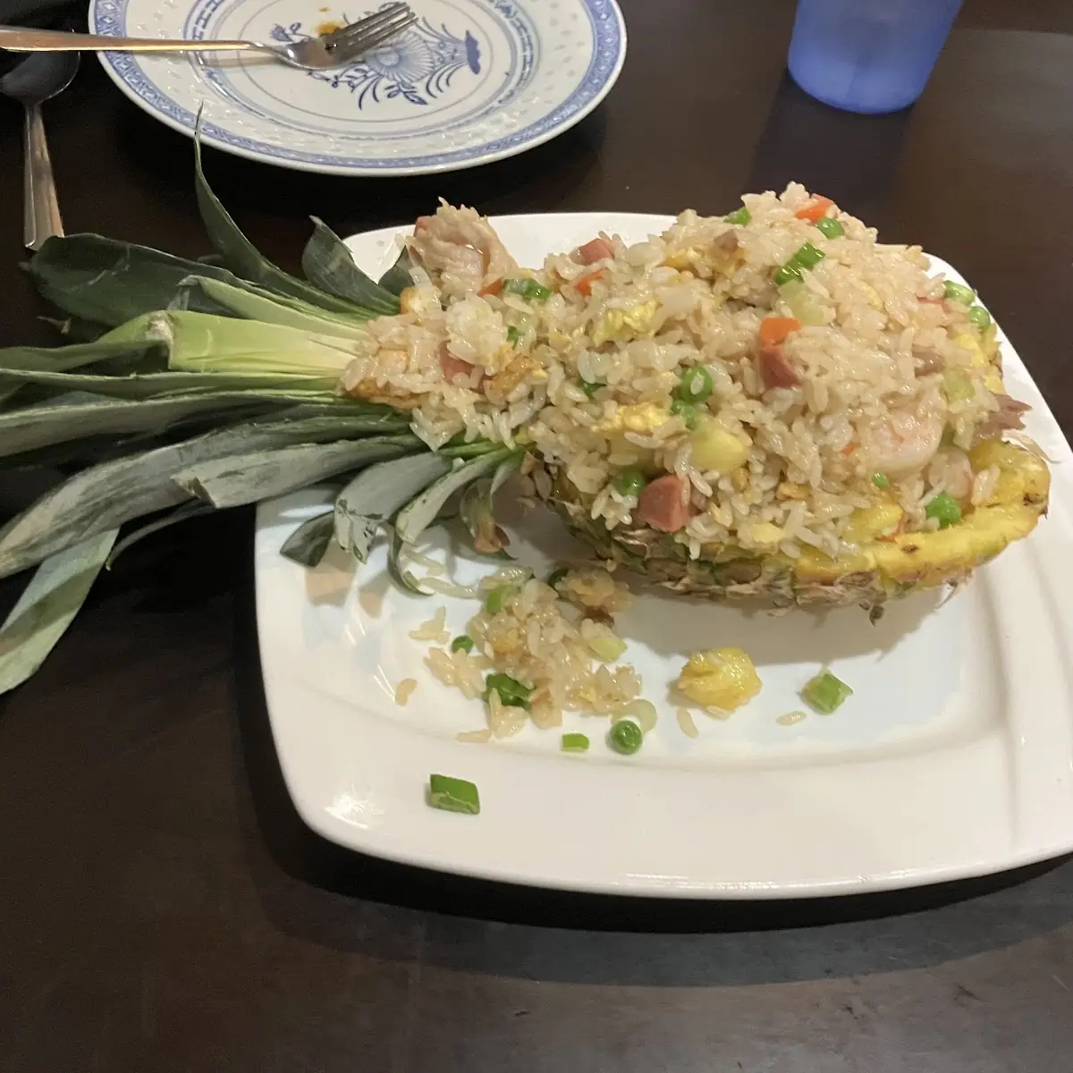 pineapple fried rice菠萝炒饭